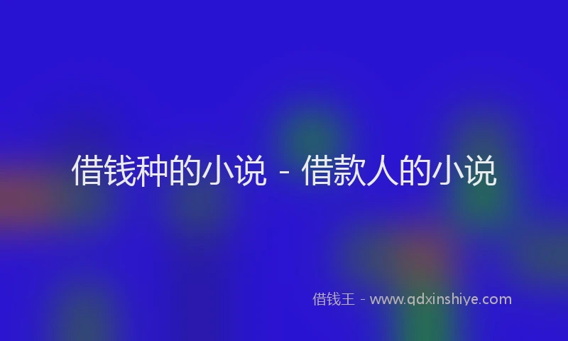 借钱种的小说 - 借款人的小说