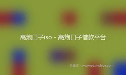高炮口子iso - 高炮口子借款平台