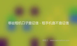 哪些租机口子查征信 - 租手机查不查征信