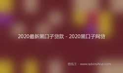 2020最新黑口子贷款 - 2020黑口子网贷