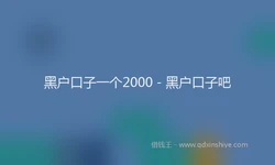 黑户口子一个2000 - 黑户口子吧