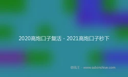 2020高炮口子复活 - 2021高炮口子秒下