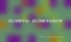 四川贷款平台 - 四川贷款平台排行榜