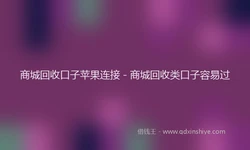 商城回收口子苹果连接 - 商城回收类口子容易过