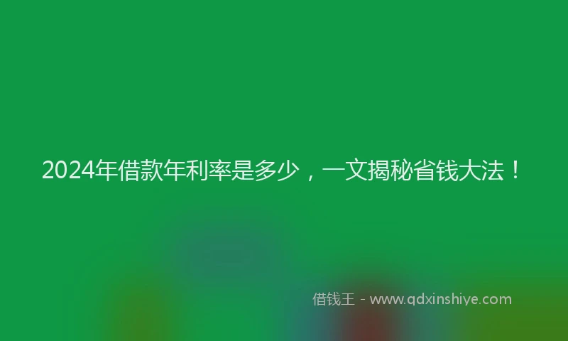 2024年借款年利率是多少，一文揭秘省钱大法！