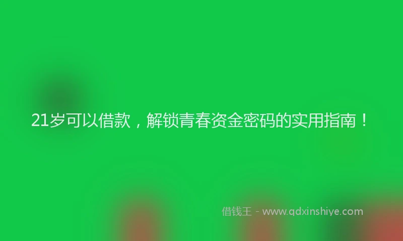 21岁可以借款,解锁青春资金密码的实用指南!