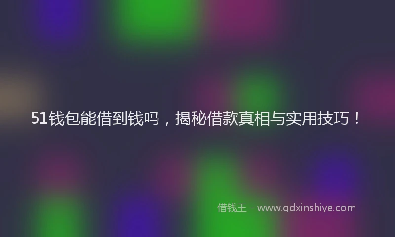 51钱包能借到钱吗，揭秘借款真相与实用技巧！