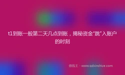 t1到账一般第二天几点到账，揭秘资金“跳”入账户的时刻