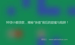 99贷小额贷款，揭秘“快借”背后的甜蜜与陷阱！