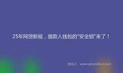 25年网贷新规，借款人钱包的“安全锁”来了！